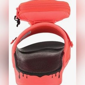 Adidas Women's Pouchylette Slipper - Solar Red/Solar Red/Core Black